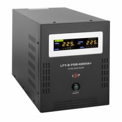 ДБЖ з правильною синусоїдою LogicPower 48V LPY-B-PSW-6000VA+(4200Вт) 10A/20A