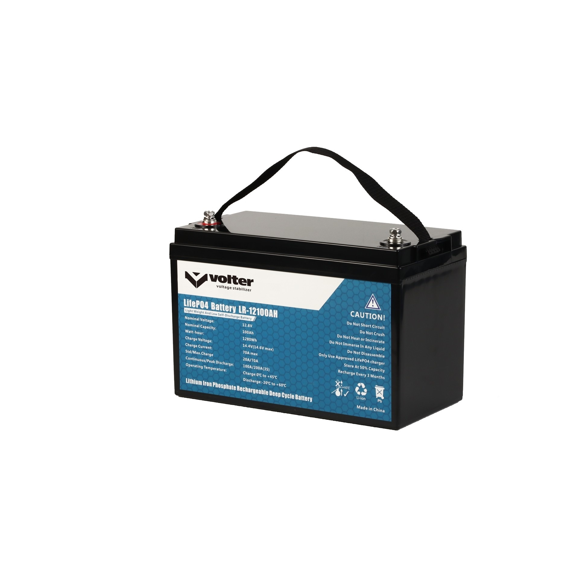 Акумуляторна батарея Volter™ Lifepo4 12.8V 100Ah