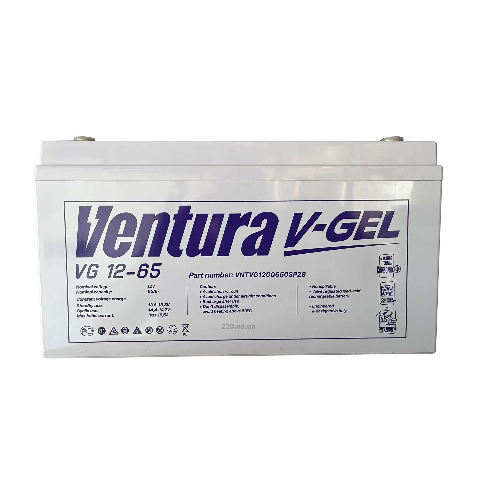 Акумуляторна батарея Ventura VG 12-65 Gel