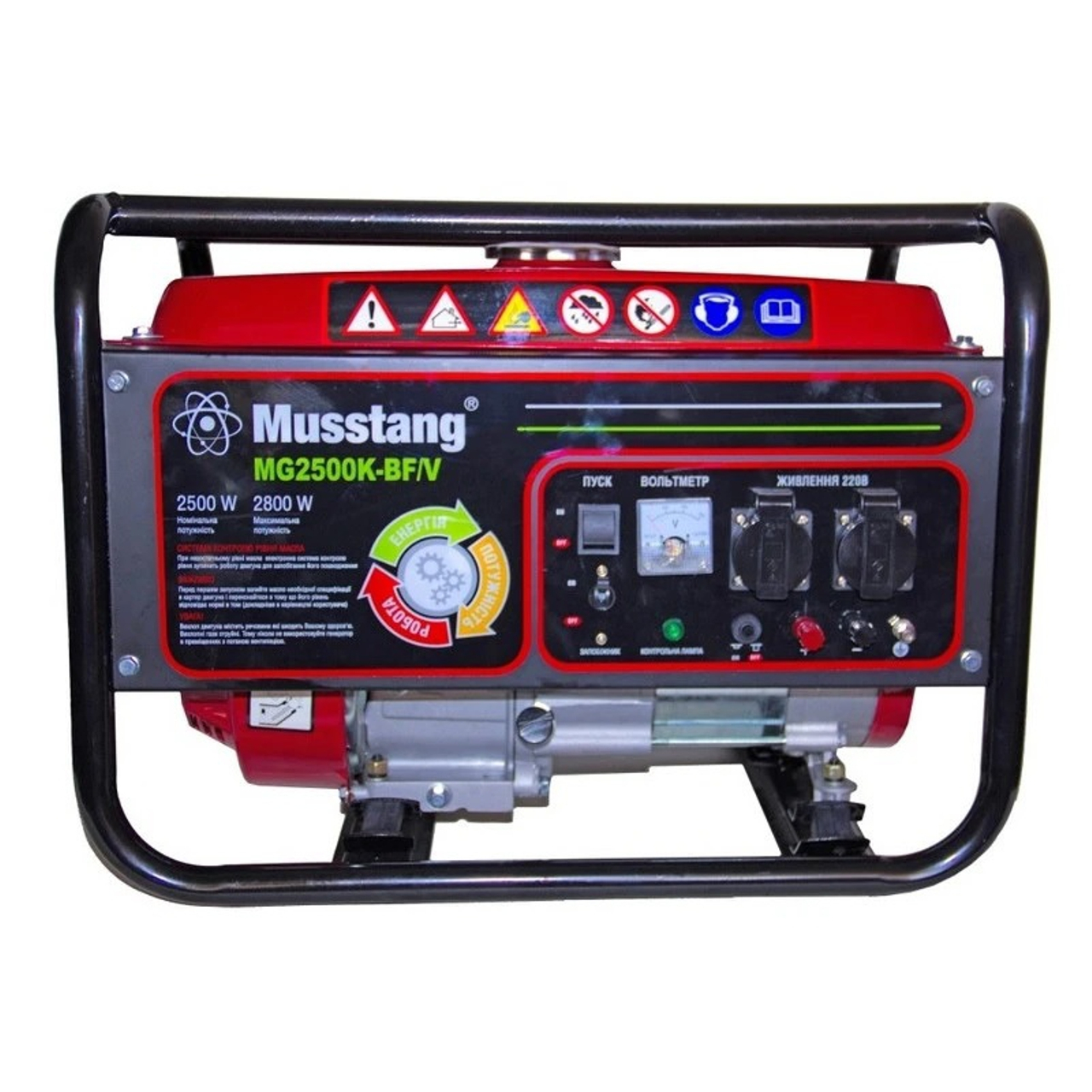 Бензиновий генератор Musstang MG2500K
