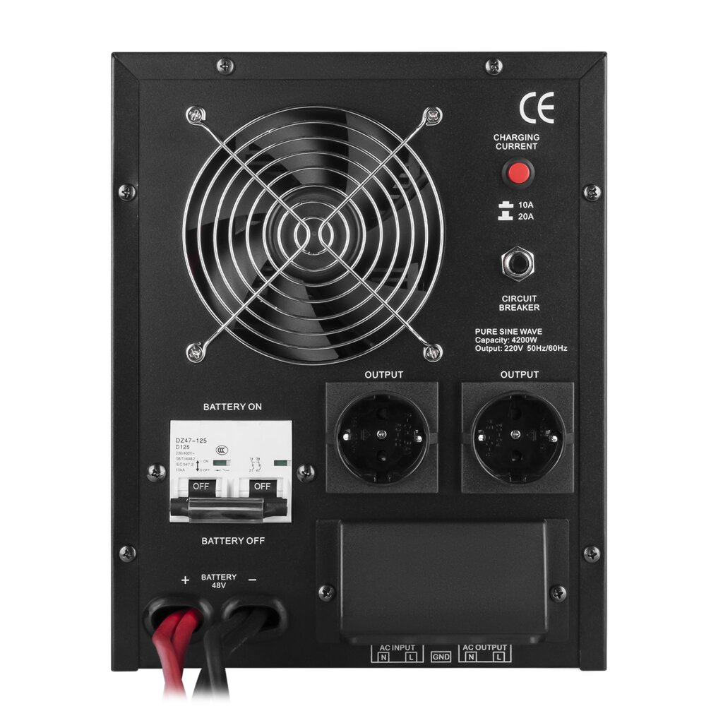 Безперебійник LogicPower 48V LPY-B-PSW-6000VA+(4200Вт) 10A/20A