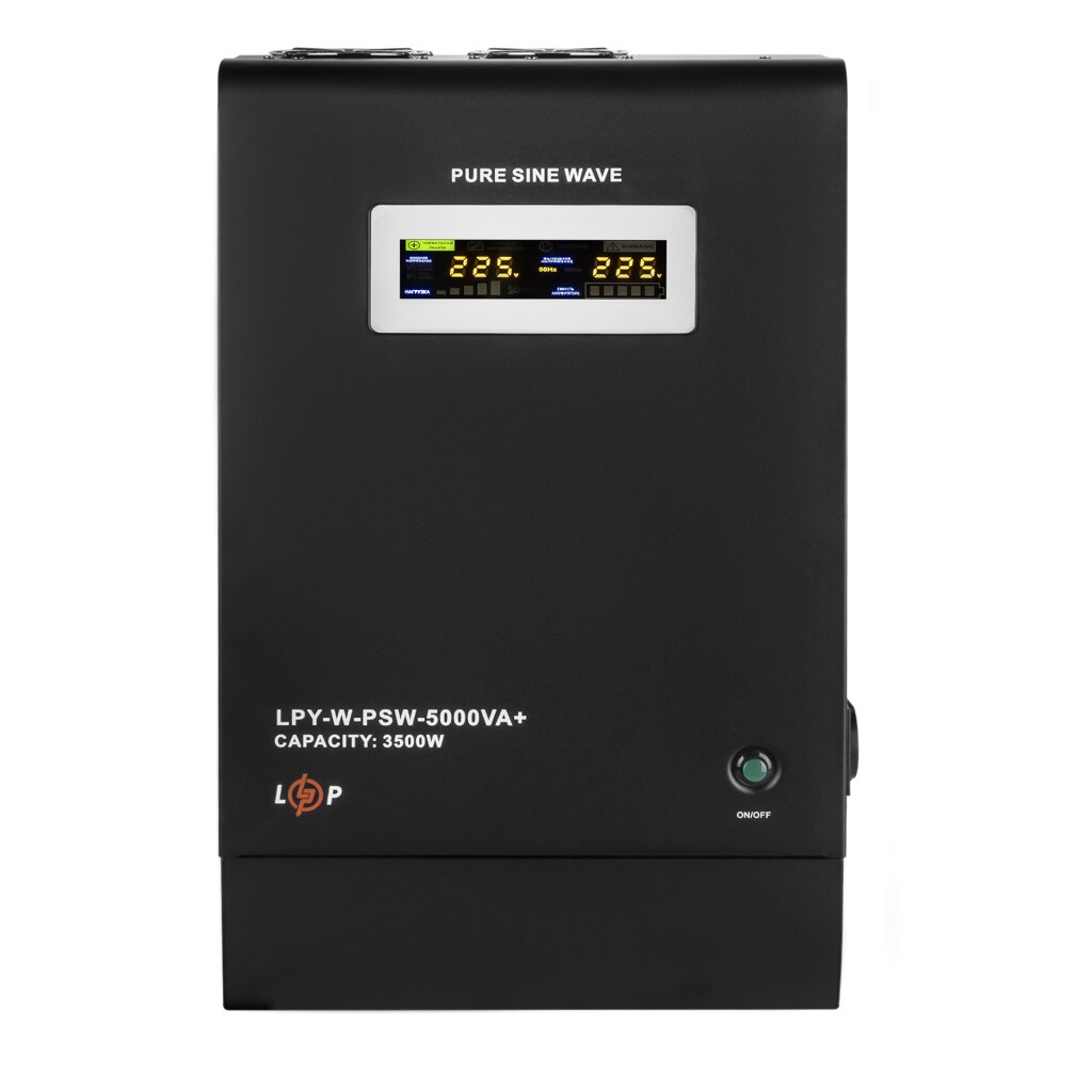 Безперебійник LogicPower 48V LPY-W-PSW-5000VA+(3500Вт) 10A/20A