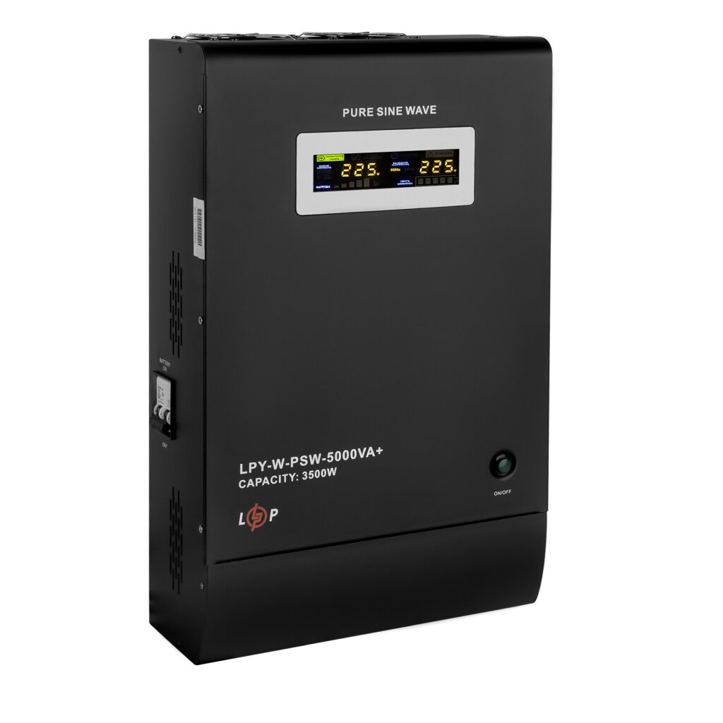 Безперебійник LogicPower 48V LPY-W-PSW-5000VA+(3500Вт) 10A/20A