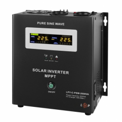 Сонячний інвертор (ДБЖ) LPY-C-PSW-2000VA (1400W) MPPT 24V