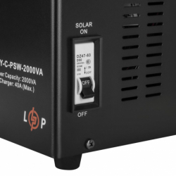 Сонячний інвертор (ДБЖ) LPY-C-PSW-2000VA (1400W) MPPT 24V