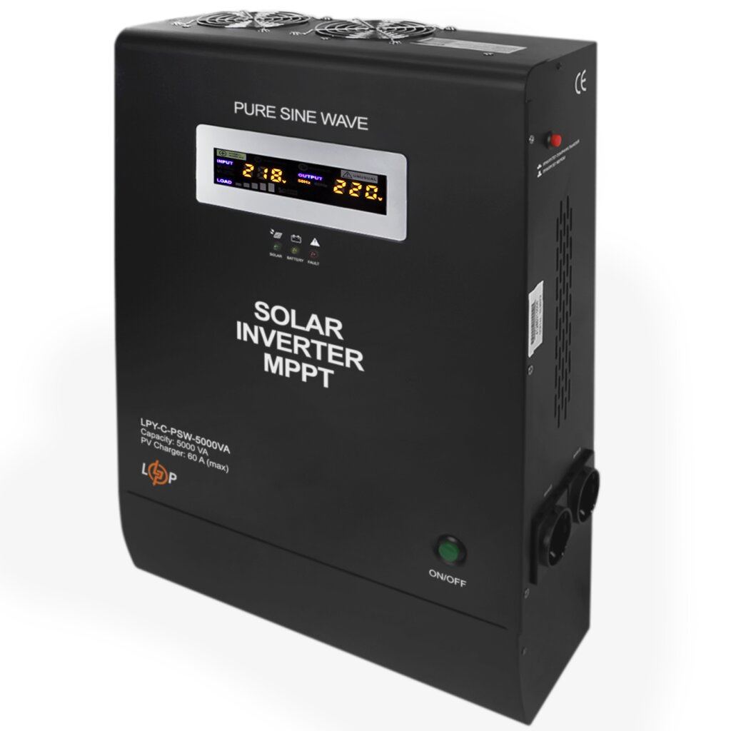 Огляд сонячного інвертора (ДБЖ) LPY-C-PSW-5000VA (3500W) MPPT48V