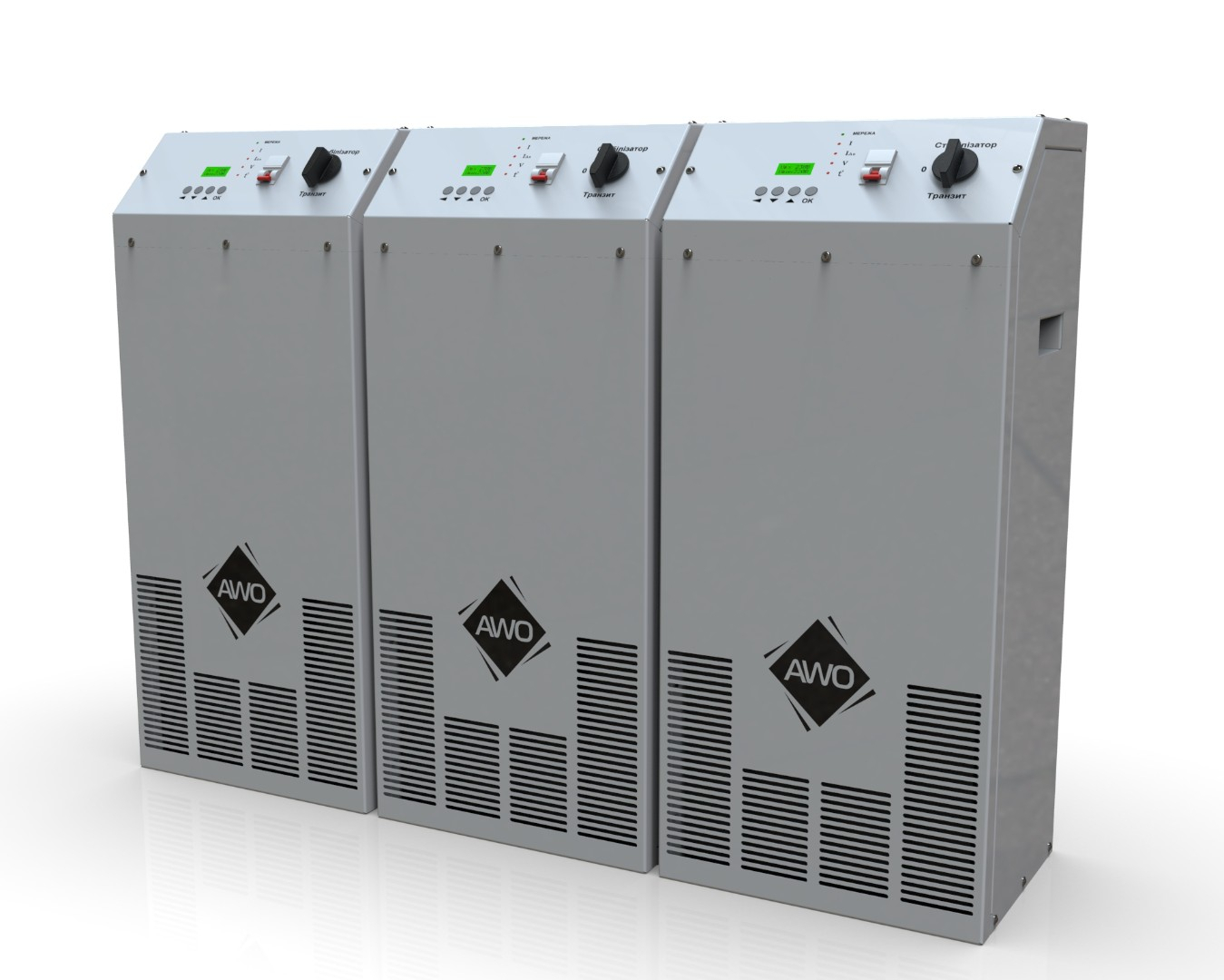 Трифазний стабілізатор напруги Awattom 111 кВт (36 ступенів, 1% точності)