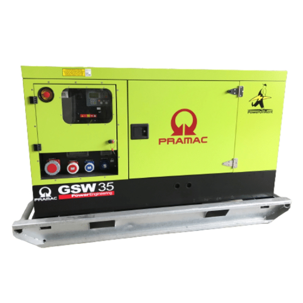 Дизельний трифазний генератор PRAMAC GSW35Y