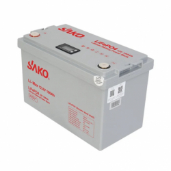 Літій-залізо-фосфатна LiFePO4 акумуляторна батарея SAKO Li-Max 12.8V 100Ah